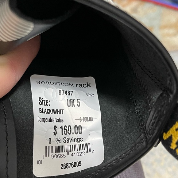 NIB Women’s Size 7 Dr. Martens 1460 Polka Dot Smooth Leather 8-Eye Lace Boots - Picture 10 of 15